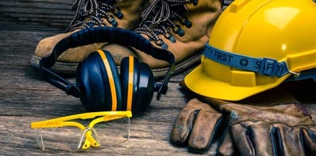 Safety equipment for construction workers.