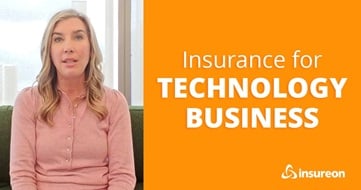 Jennifer Cromly, Director of Strategic Partnerships and Customer Segmentation, sitting next to the words "Insurance for Technology Business"